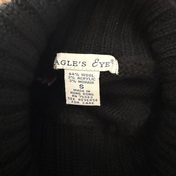 Nordic style wool Eagle's Eye sweater size S - Picture 3 of 3